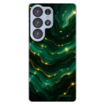 Picasee silikónový prehľadný obal pre Samsung Galaxy S25 Ultra 5G - Emerald