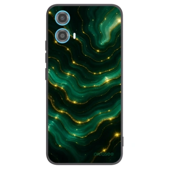 Picasee silikónový čierny obal pre Motorola Moto G34 5G - Emerald