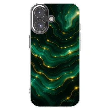 Picasee silikónový prehľadný obal pre Apple iPhone 17 - Emerald