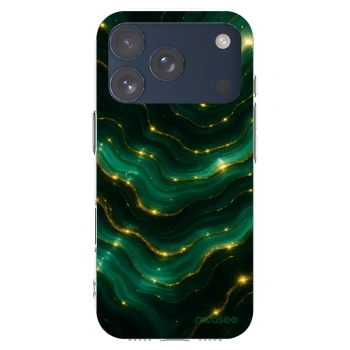 Picasee silikónový prehľadný obal pre Apple iPhone 17 Pro - Emerald