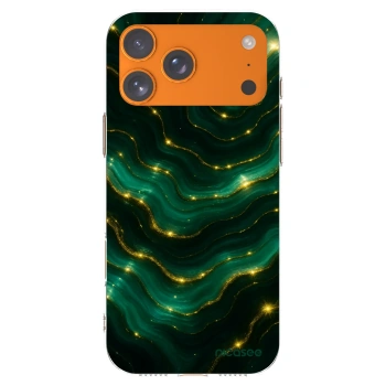 Picasee silikónový prehľadný obal pre Apple iPhone 17 Pro Max - Emerald