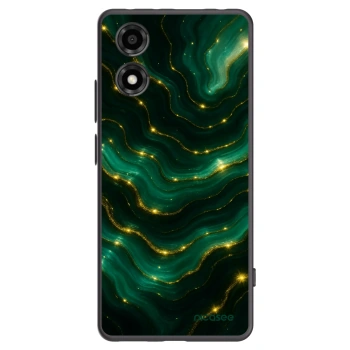 Picasee silikónový čierny obal pre Motorola Moto E14 - Emerald