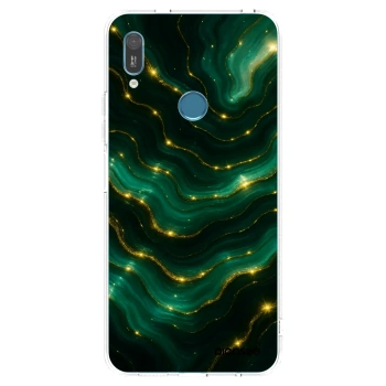 Picasee silikónový prehľadný obal pre Huawei Y6 2019 - Emerald