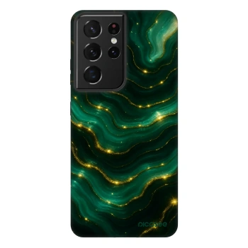 Picasee Fashion Case pre Samsung Galaxy S21 Ultra 5G G998B - Emerald