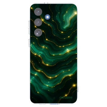 Picasee silikónový prehľadný obal pre Samsung Galaxy S25 FE 5G - Emerald