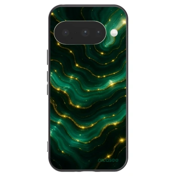 Picasee silikónový čierny obal pre Google Pixel 10 - Emerald