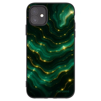 Picasee silikónový čierny obal pre Apple iPhone 11 - Emerald