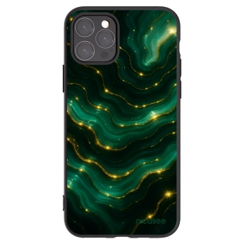 Picasee silikónový čierny obal pre Apple iPhone 11 Pro - Emerald