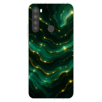 Picasee silikónový prehľadný obal pre Xiaomi Redmi Note 8 - Emerald