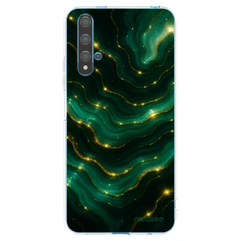 Picasee silikónový prehľadný obal pre Huawei Nova 5T - Emerald