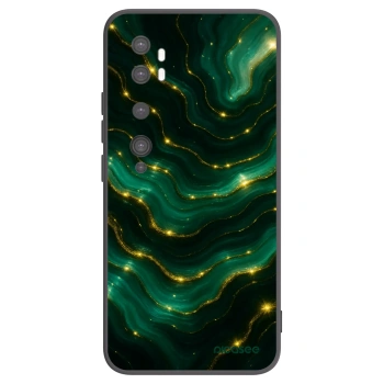 Picasee silikónový čierny obal pre Xiaomi Mi Note 10 (Pro) - Emerald