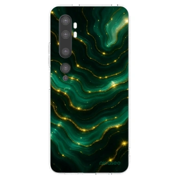 Picasee silikónový prehľadný obal pre Xiaomi Mi Note 10 (Pro) - Emerald