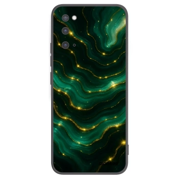Picasee silikónový čierny obal pre Samsung Galaxy S20 G980F - Emerald