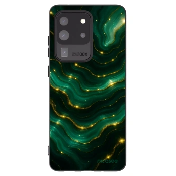 Picasee silikónový čierny obal pre Samsung Galaxy S20 Ultra 5G G988F - Emerald