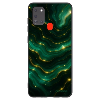 Picasee silikónový čierny obal pre Samsung Galaxy A21s - Emerald