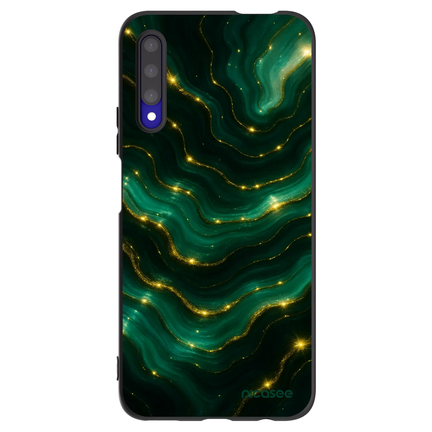 Picasee silikónový čierny obal pre Honor 9X Pro - Emerald