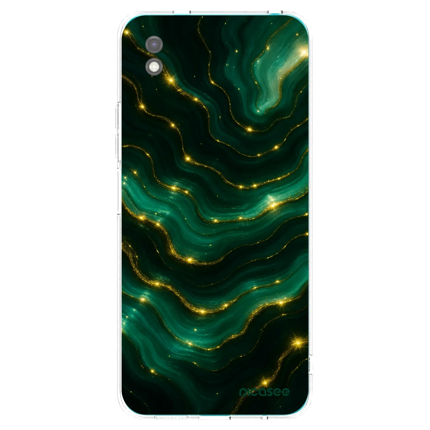 Picasee silikónový čierny obal pre Xiaomi Redmi 9A - Emerald