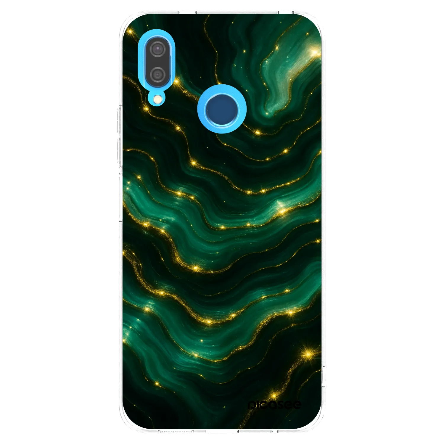 Picasee silikónový prehľadný obal pre Huawei P20 Lite - Emerald