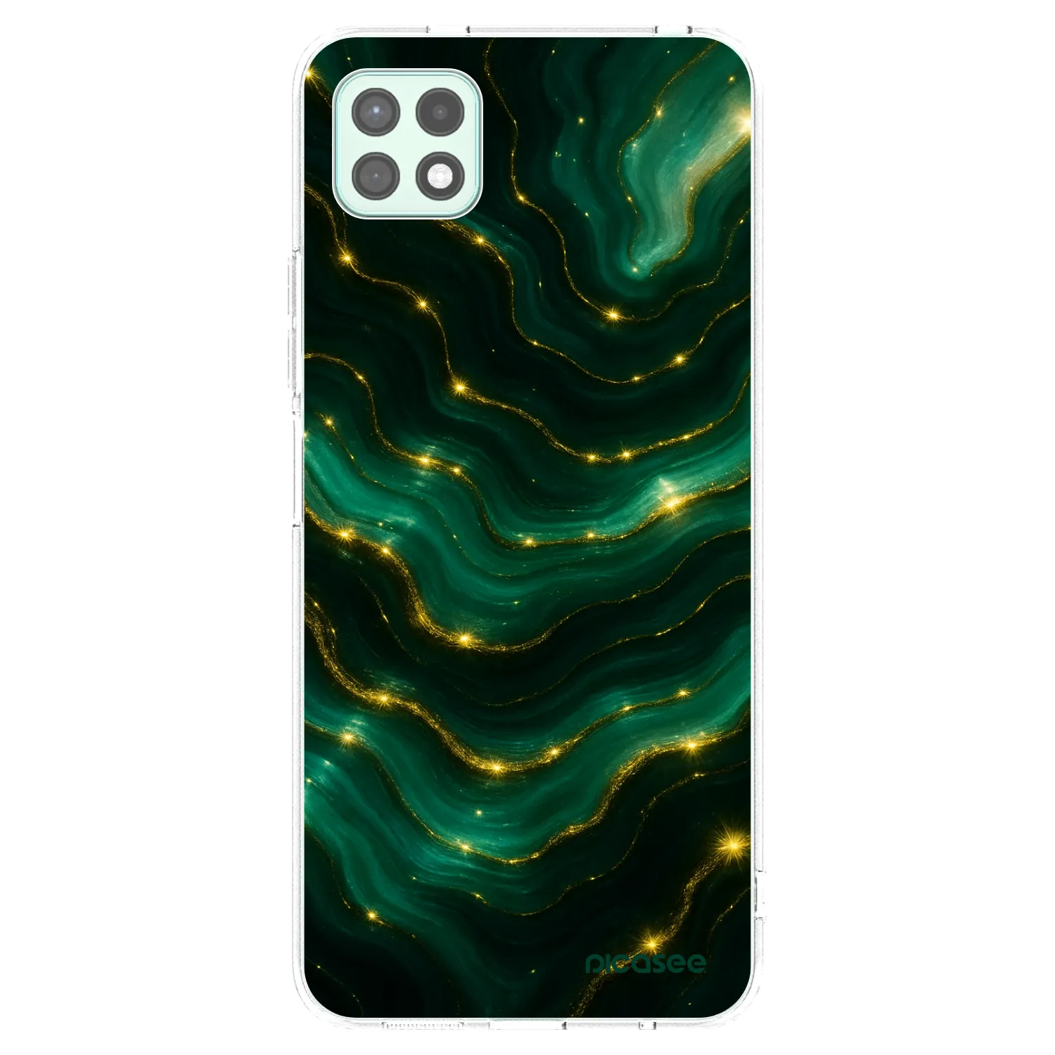 Picasee silikónový prehľadný obal pre Samsung Galaxy A22 A226B 5G - Emerald