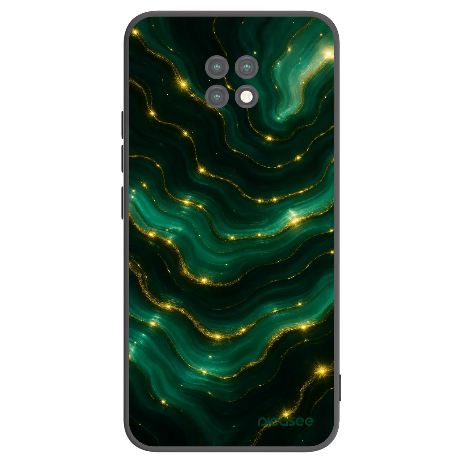 Picasee silikónový čierny obal pre Xiaomi Redmi Note 9T - Emerald