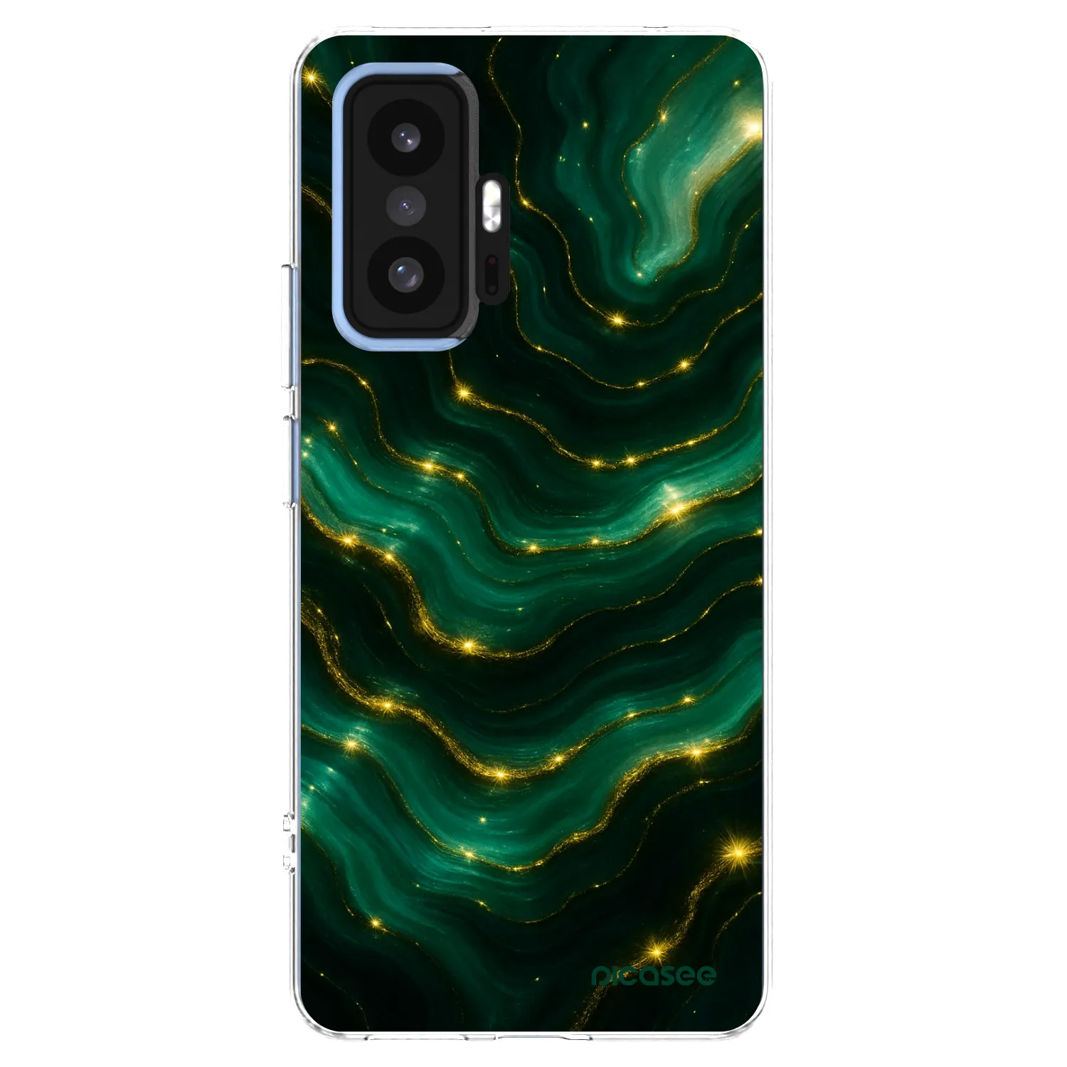 Picasee silikónový prehľadný obal pre Xiaomi 11T - Emerald