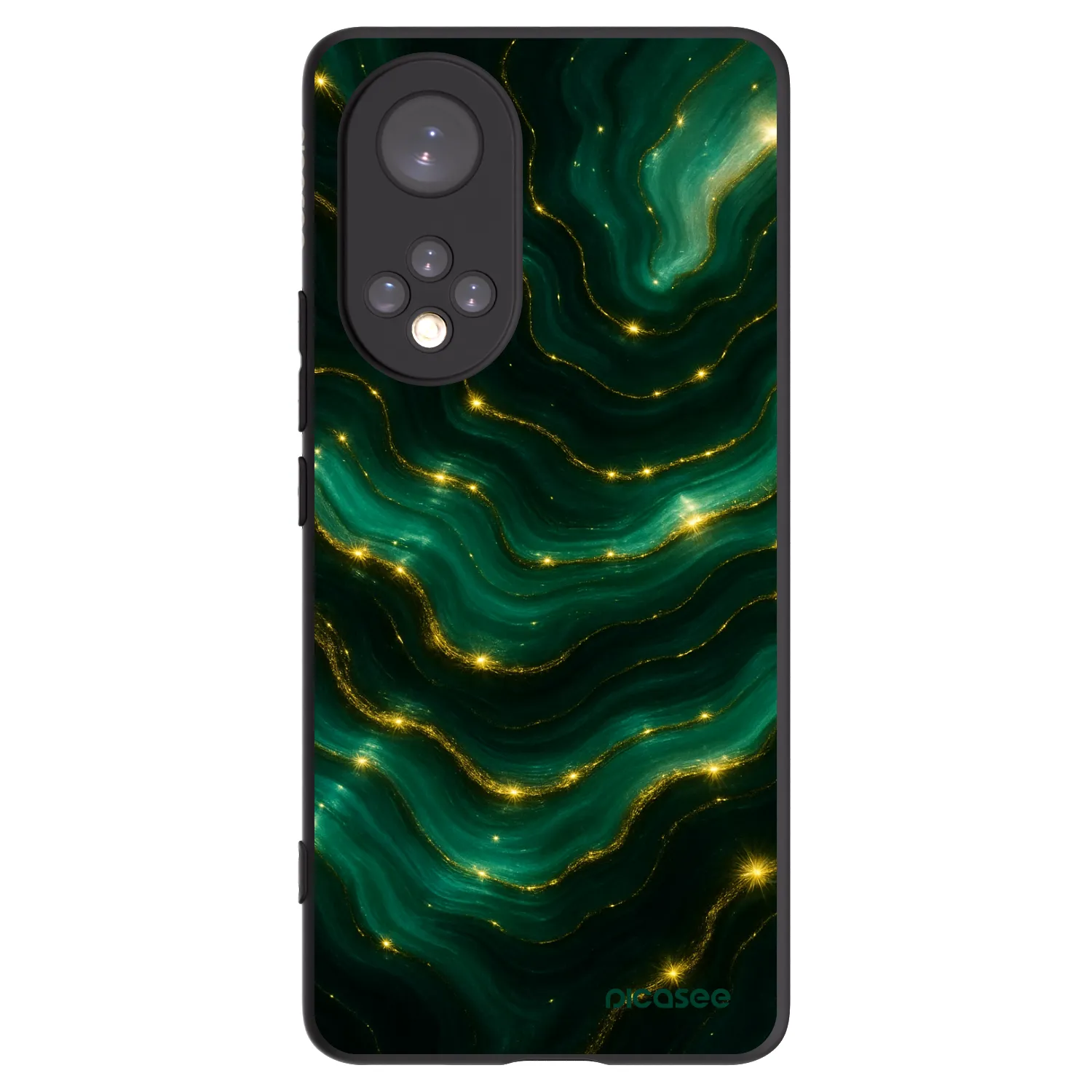 Picasee silikónový čierny obal pre Honor 50 5G - Emerald