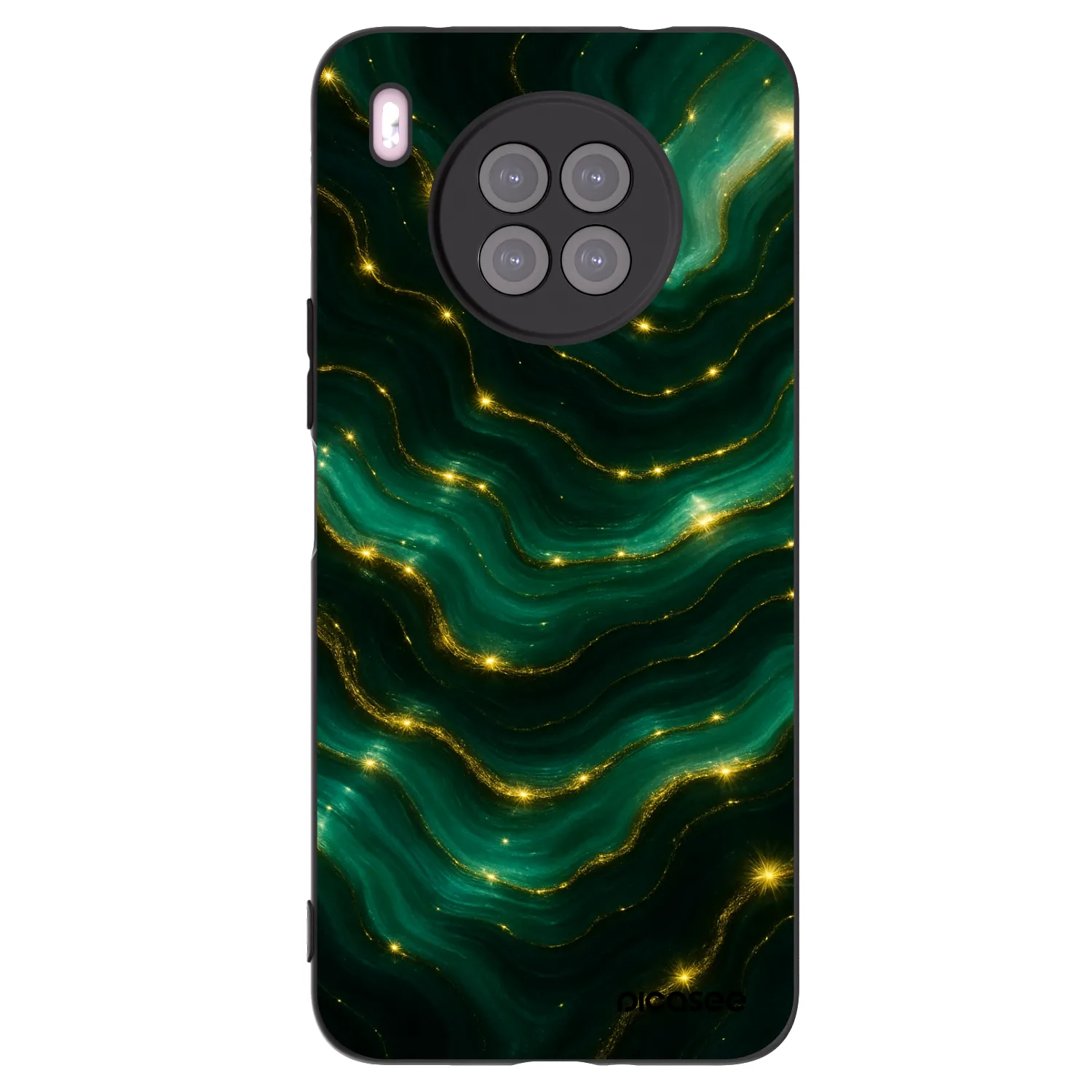 Picasee silikónový čierny obal pre Huawei Nova 8i - Emerald