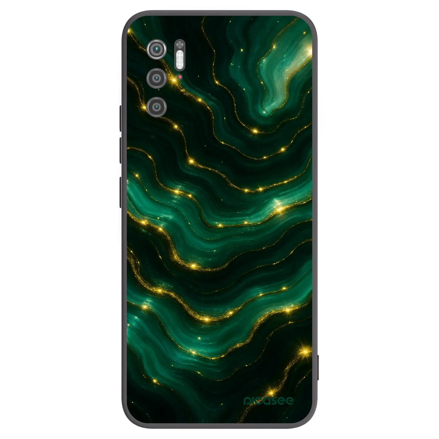 Picasee silikónový čierny obal pre Xiaomi Poco M3 Pro 5G - Emerald