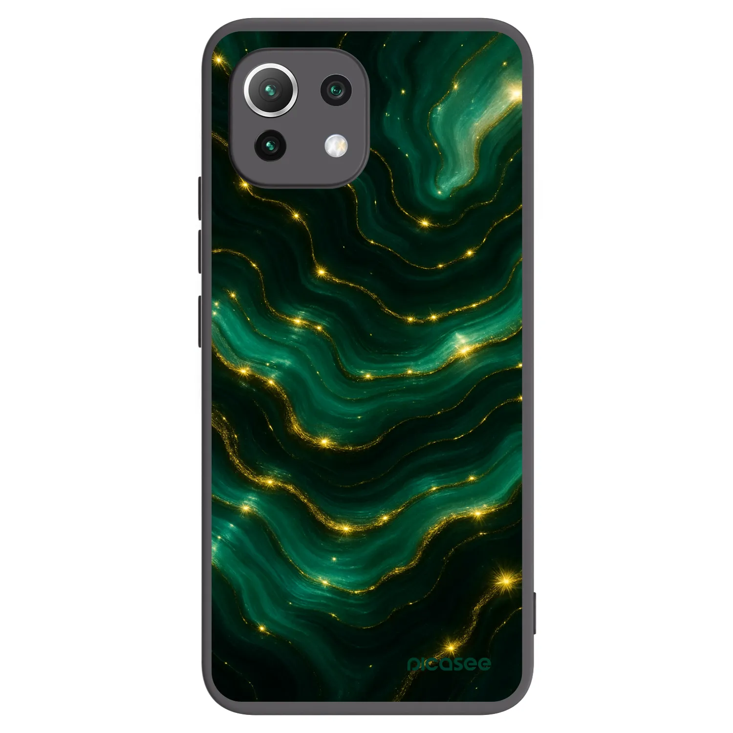 Picasee silikónový čierny obal pre Xiaomi 11 Lite 5G NE - Emerald