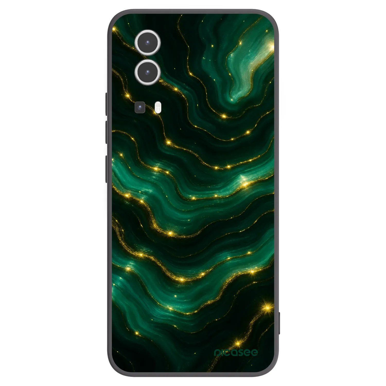 Picasee silikónový čierny obal pre Vivo Y72 5G - Emerald