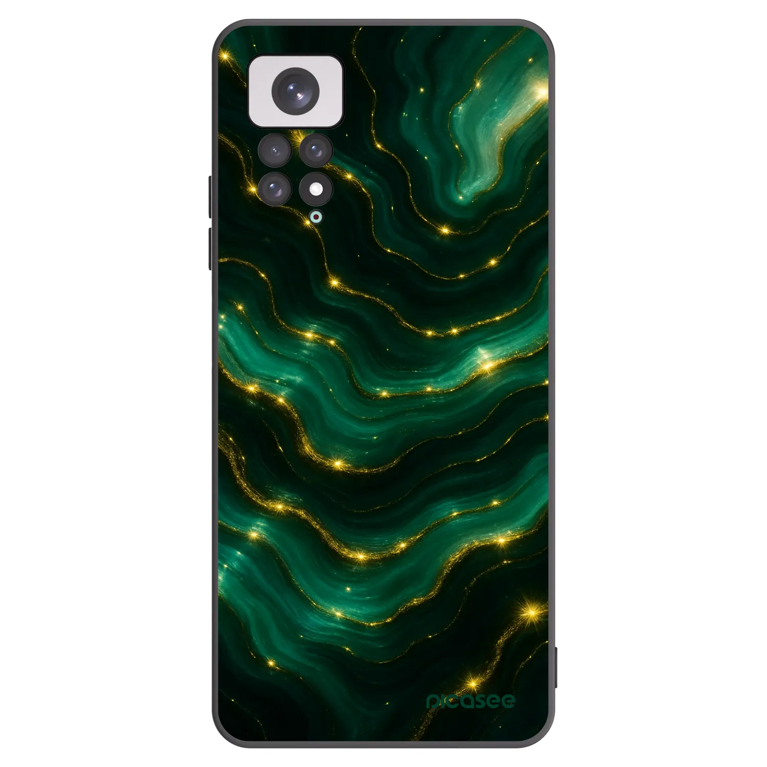 Picasee silikónový čierny obal pre Xiaomi Redmi Note 11 - Emerald