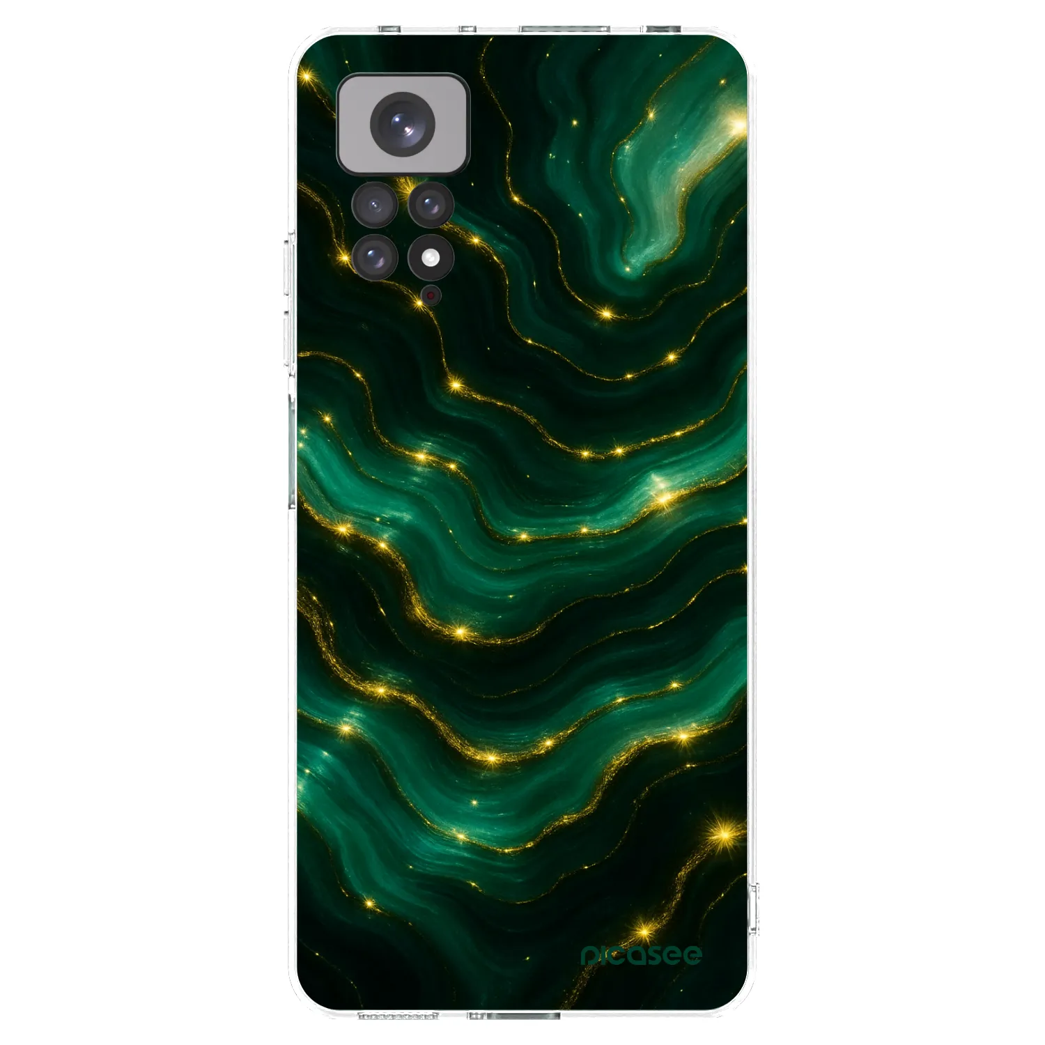 Picasee silikónový prehľadný obal pre Xiaomi Redmi Note 11 - Emerald
