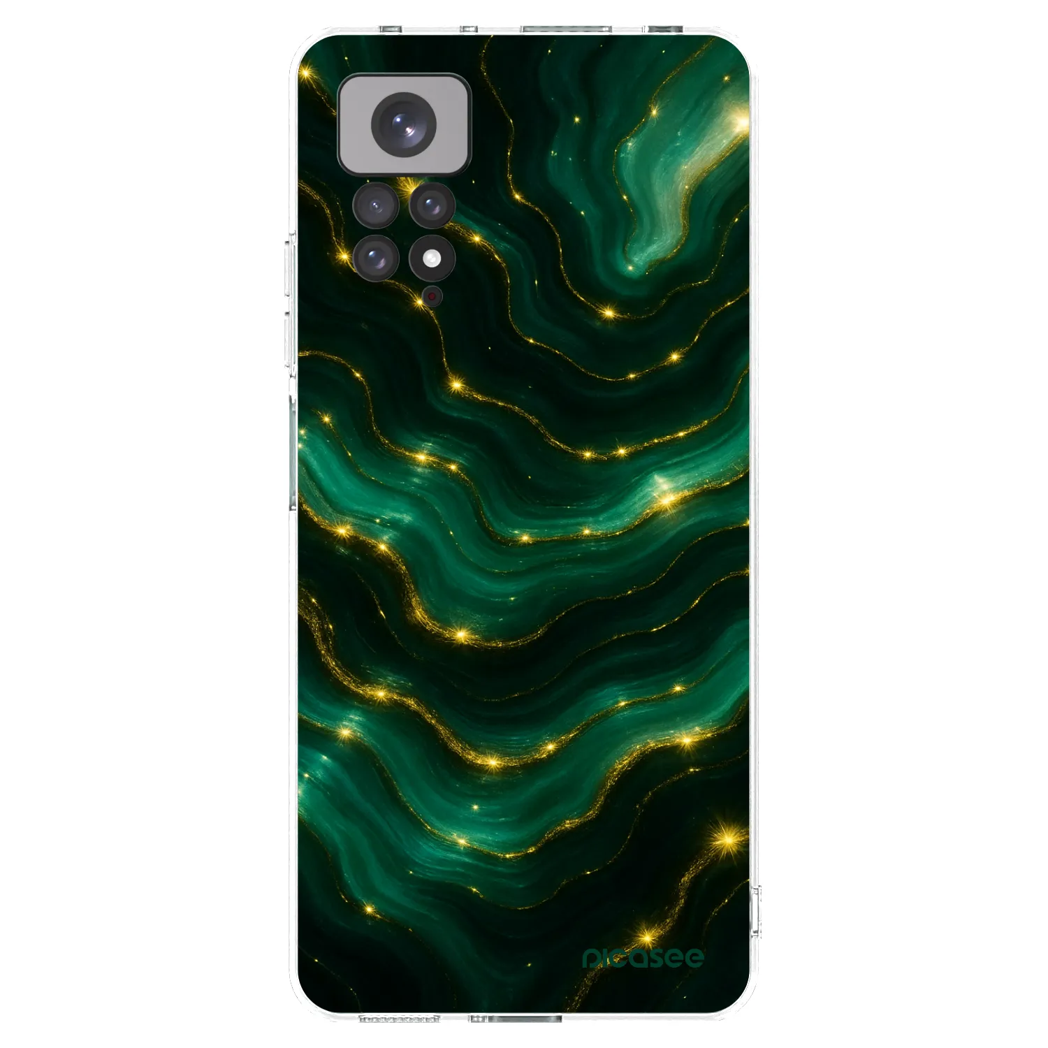 Picasee silikónový prehľadný obal pre Xiaomi Redmi Note 11S 4G - Emerald