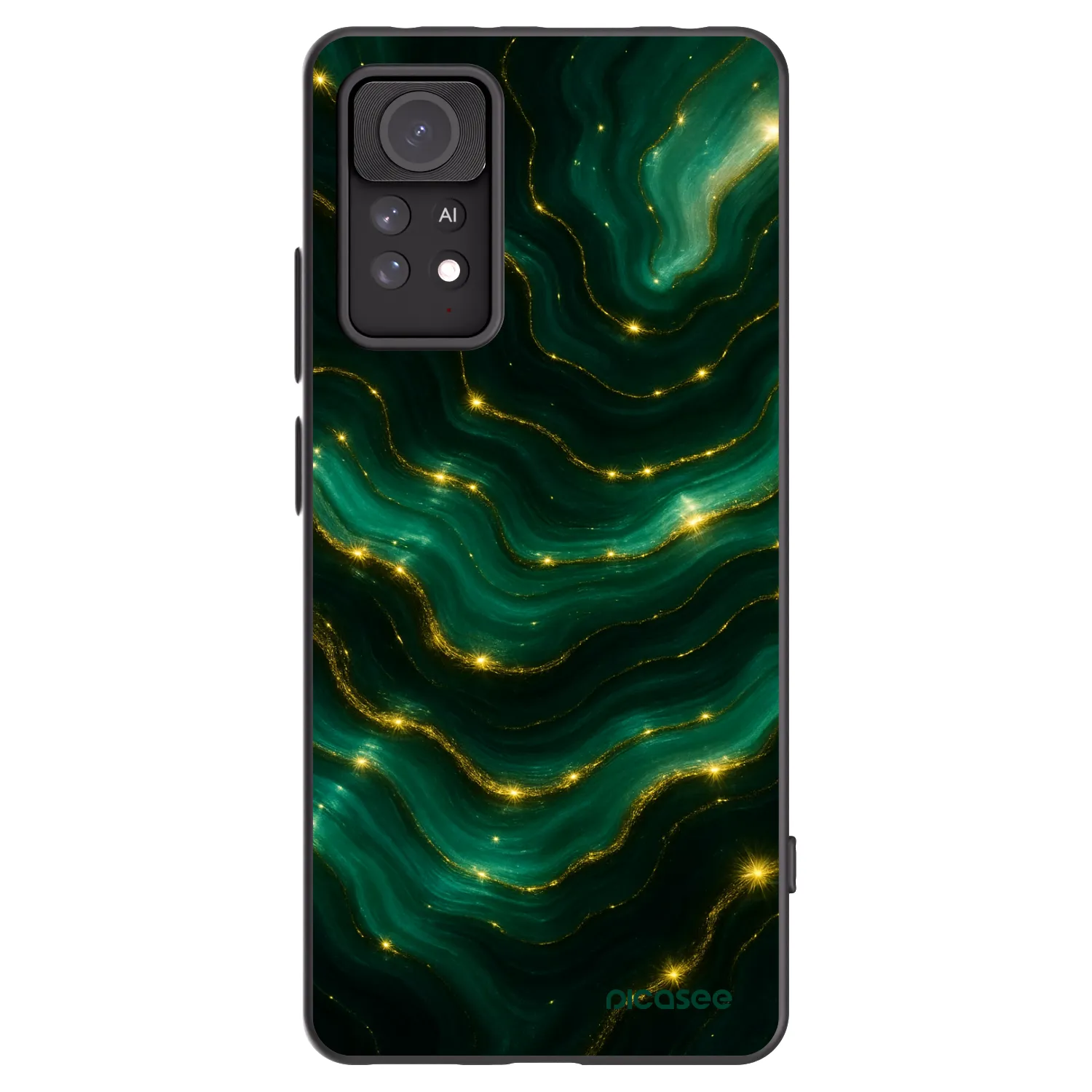Picasee silikónový čierny obal pre Xiaomi Redmi Note 11 Pro 5G - Emerald