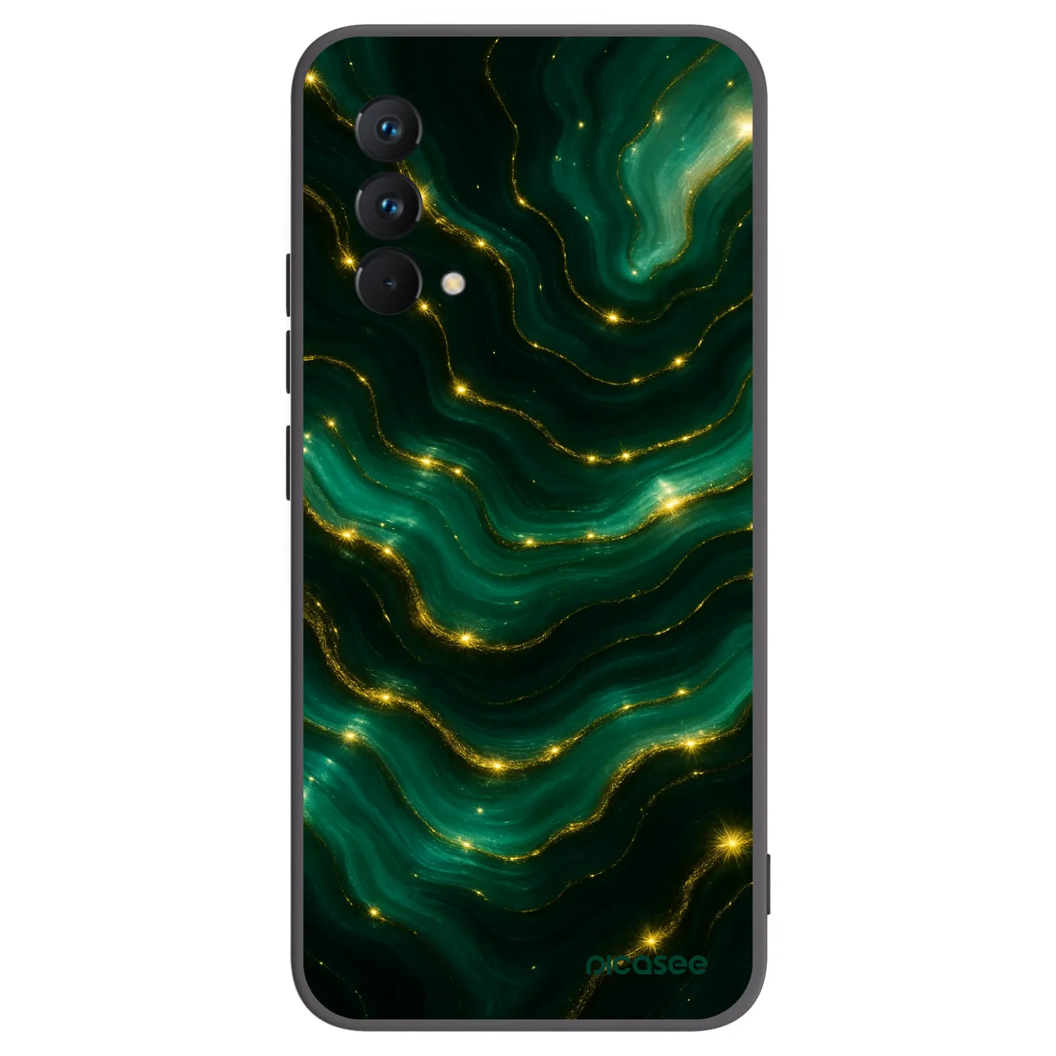 Picasee silikónový čierny obal pre Realme GT Master Edition 5G - Emerald