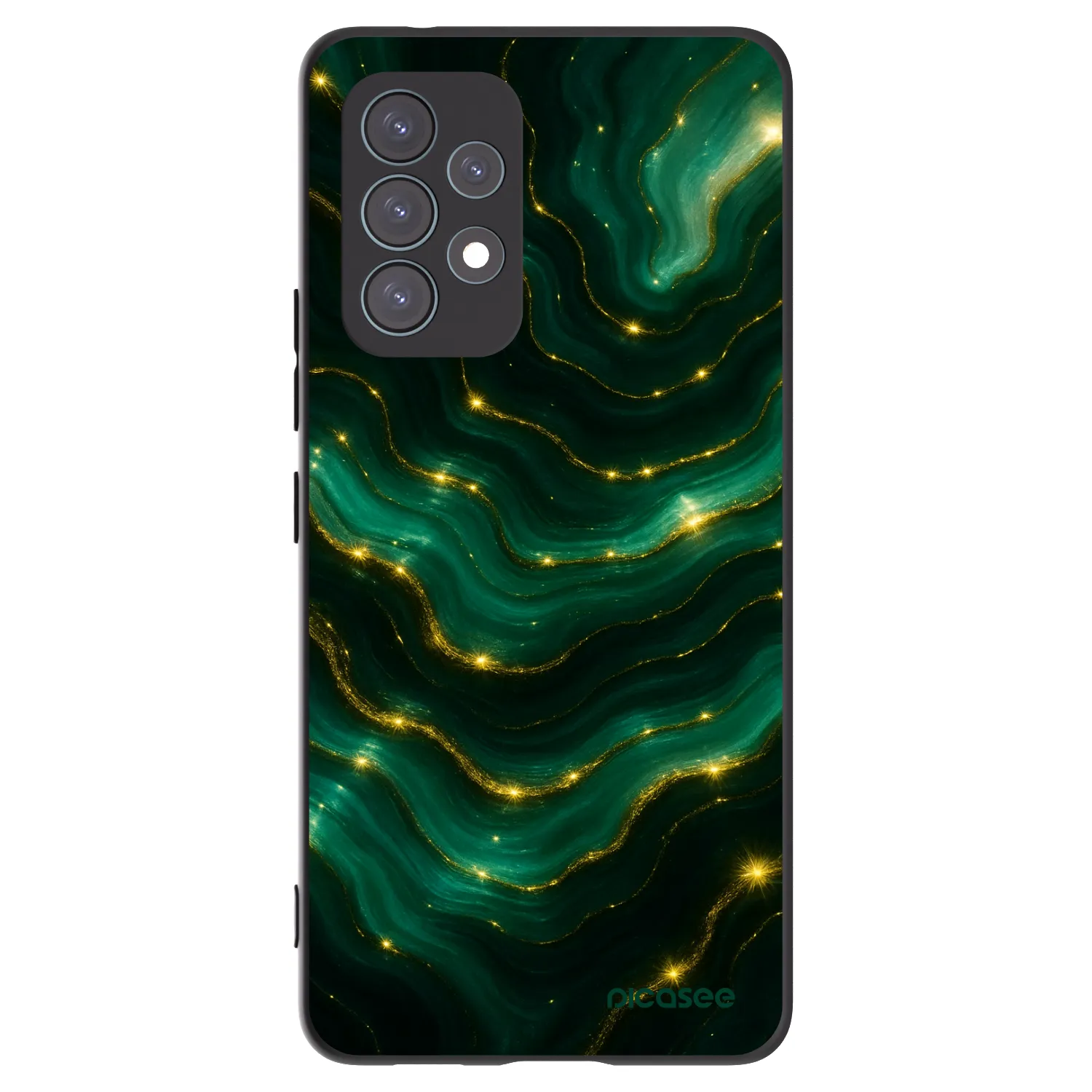 Picasee silikónový čierny obal pre Samsung Galaxy A53 5G A536 - Emerald