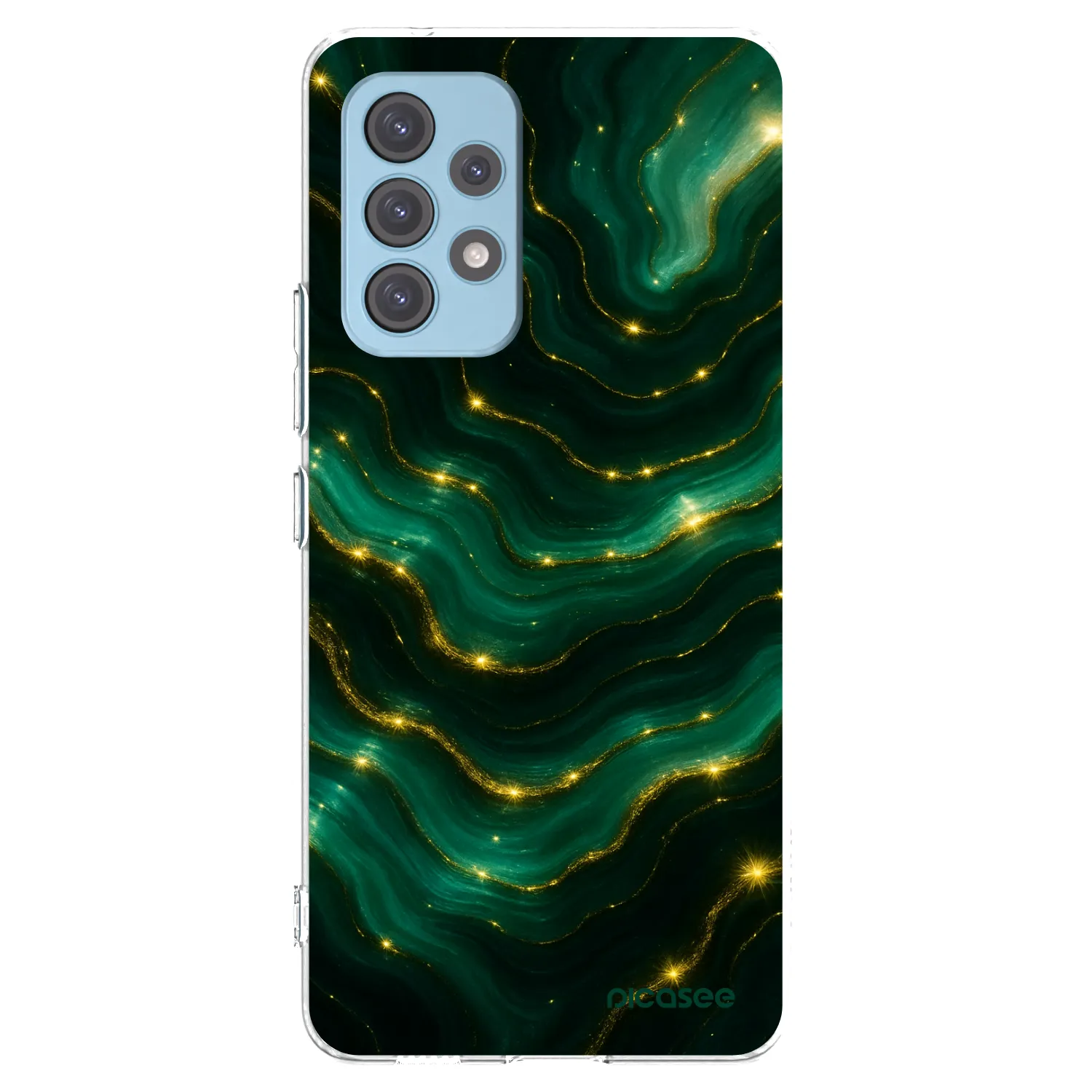 Silikónový prehľadný obal pre Samsung Galaxy A53 5G A536 - Emerald