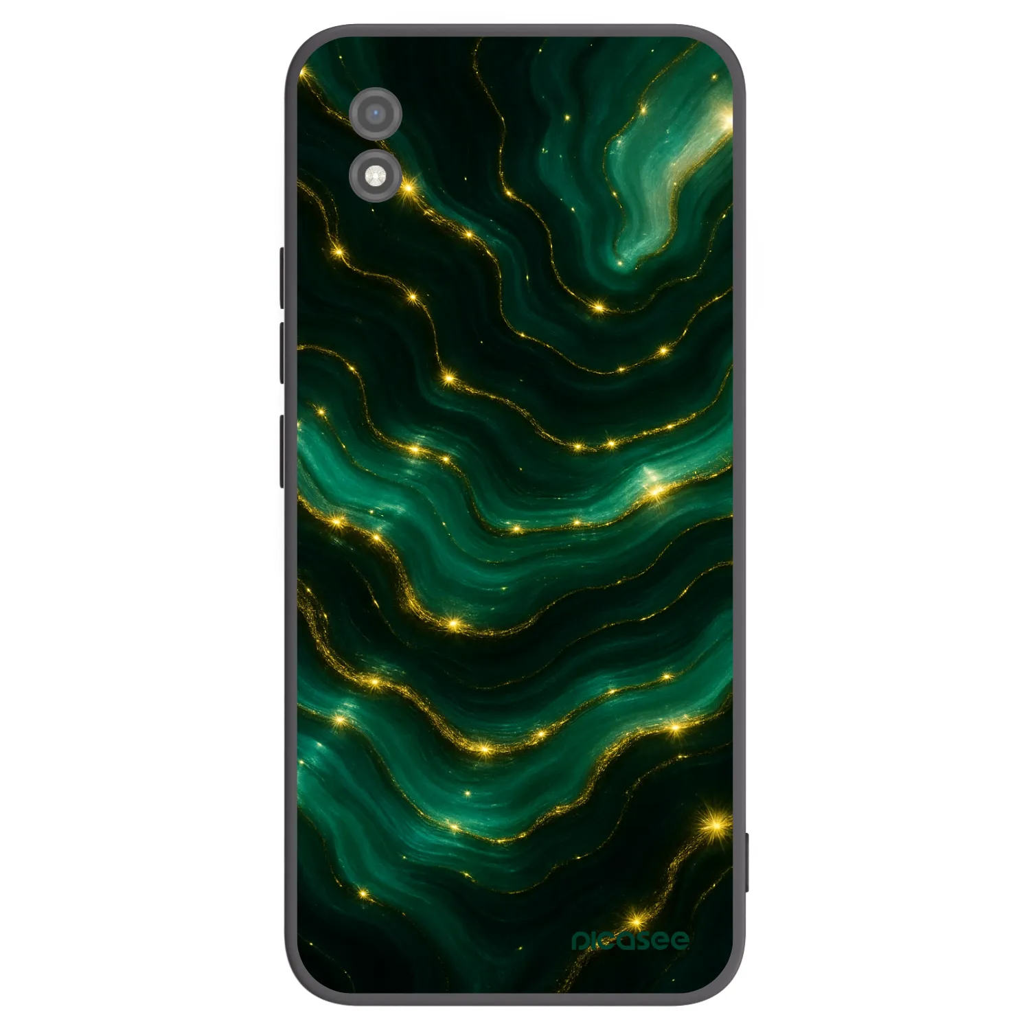 Picasee silikónový čierny obal pre Realme C11 (2021) - Emerald