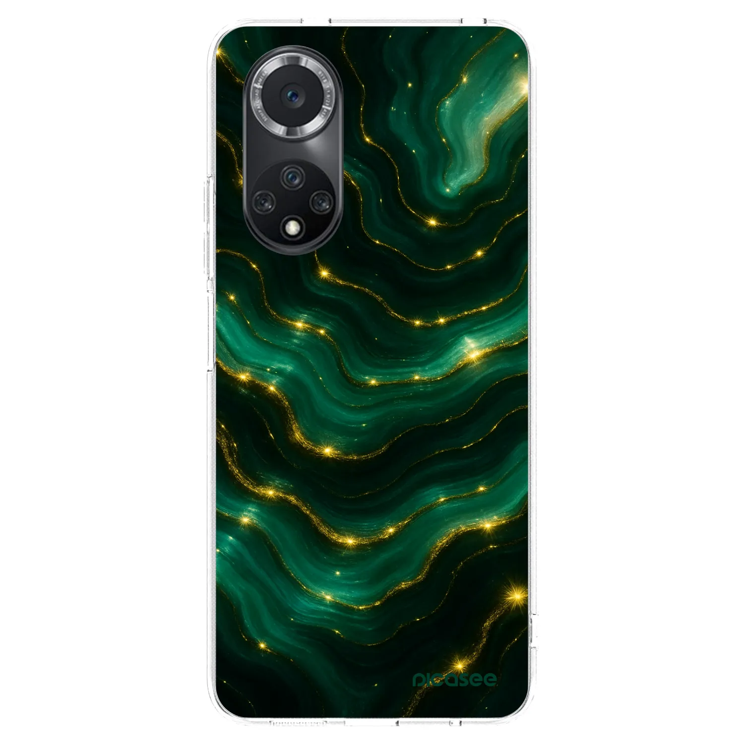 Picasee silikónový prehľadný obal pre Huawei Nova 9 SE - Emerald