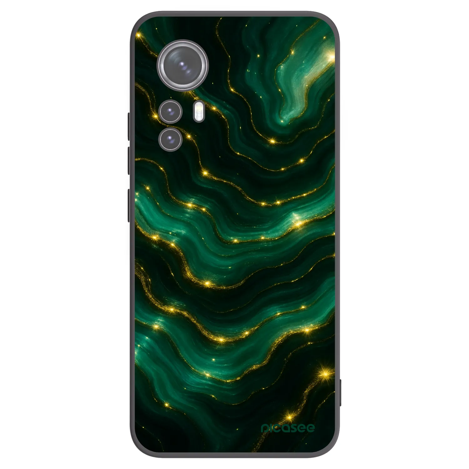 Picasee silikónový čierny obal pre Xiaomi 12 - Emerald