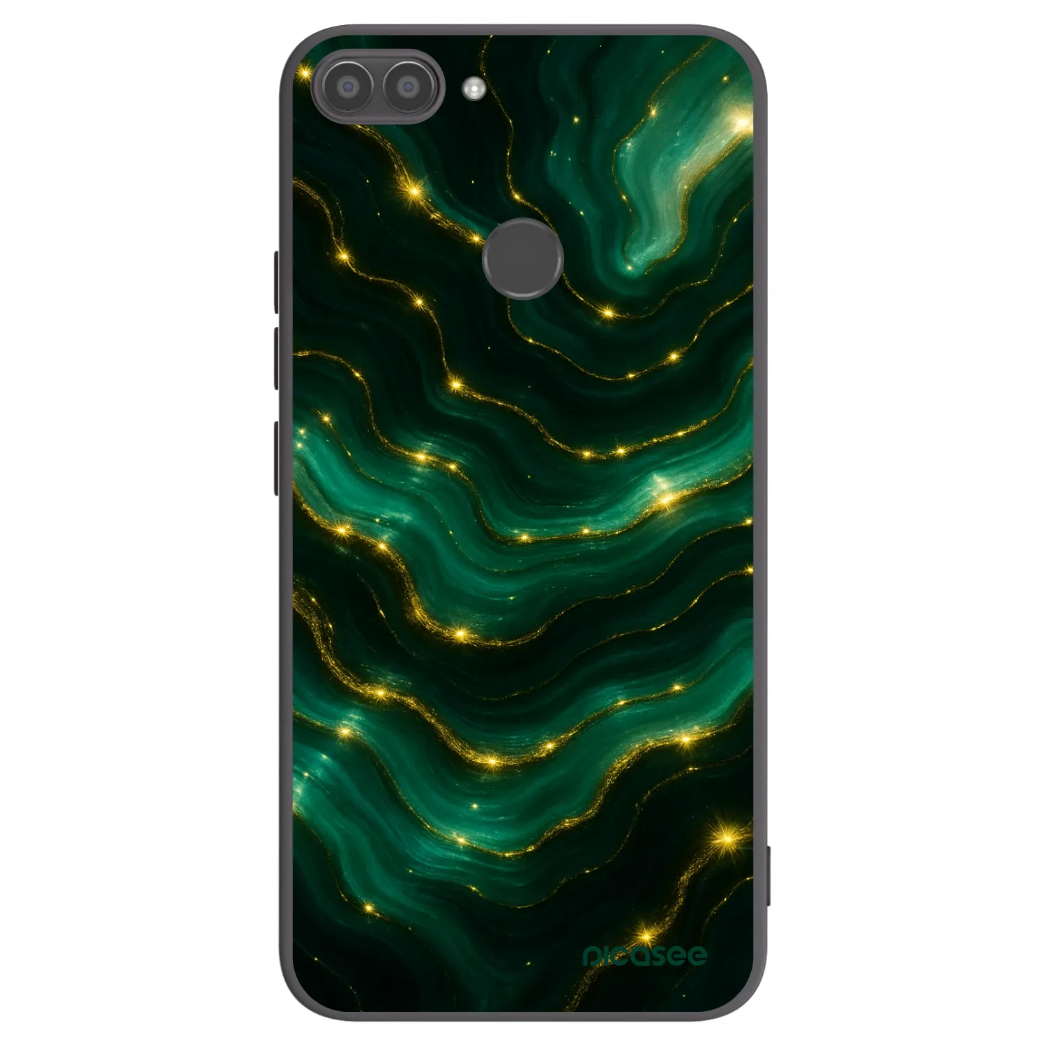 Picasee silikónový čierny obal pre Huawei P Smart - Emerald