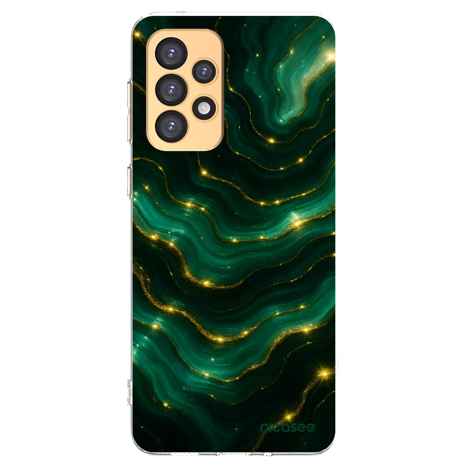Picasee silikónový prehľadný obal pre Samsung Galaxy A33 5G A336 - Emerald