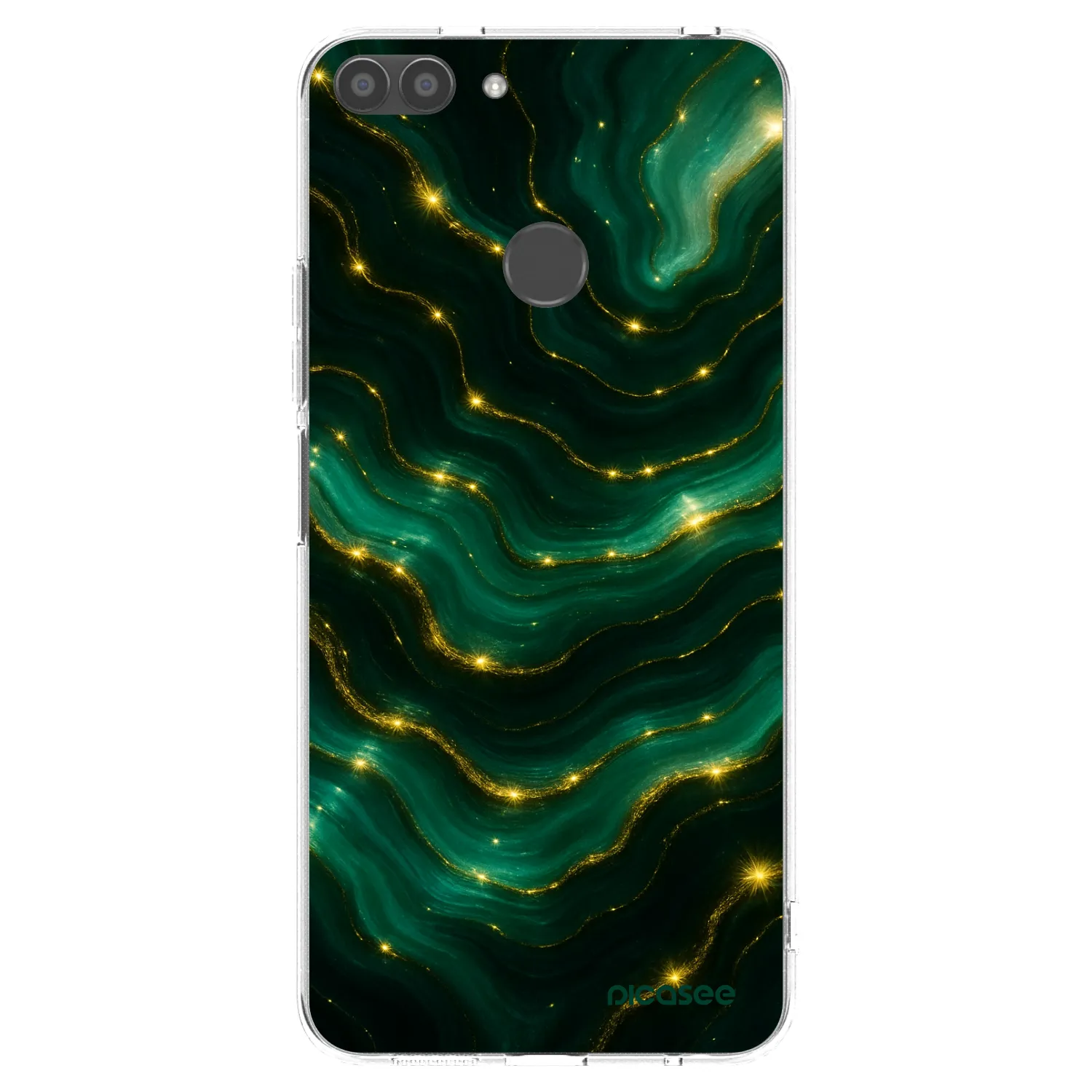 Picasee silikónový prehľadný obal pre Huawei P Smart - Emerald
