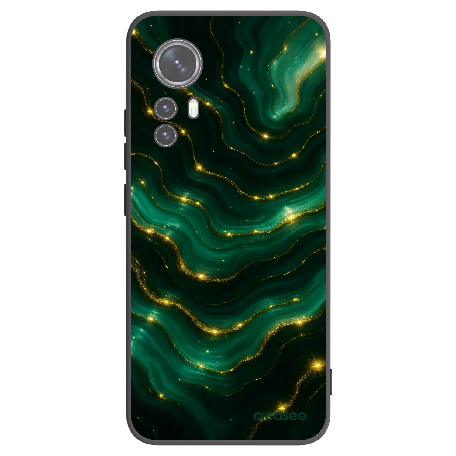 Picasee silikónový čierny obal pre Xiaomi 12X - Emerald