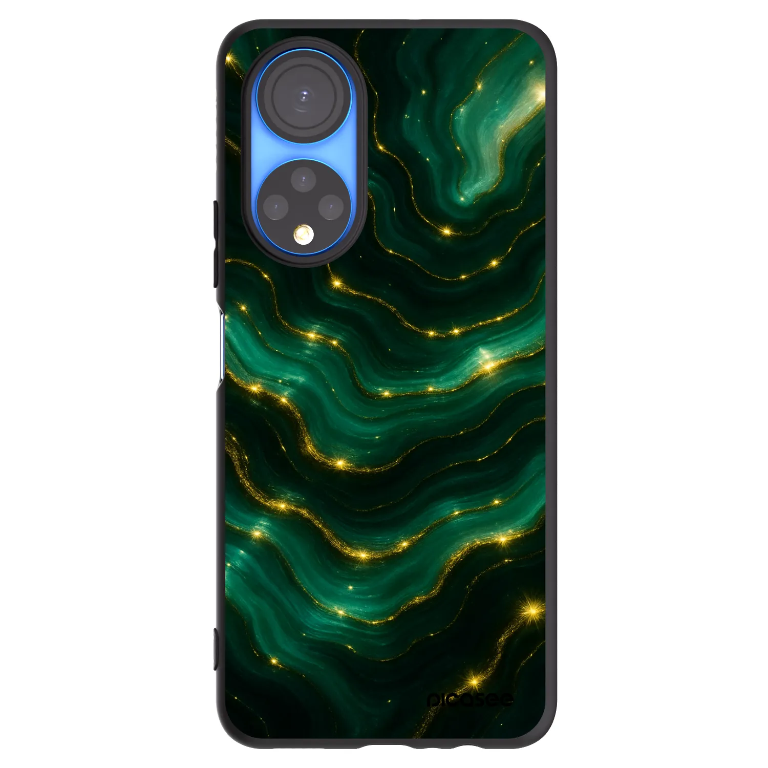 Picasee silikónový čierny obal pre Honor X7 - Emerald
