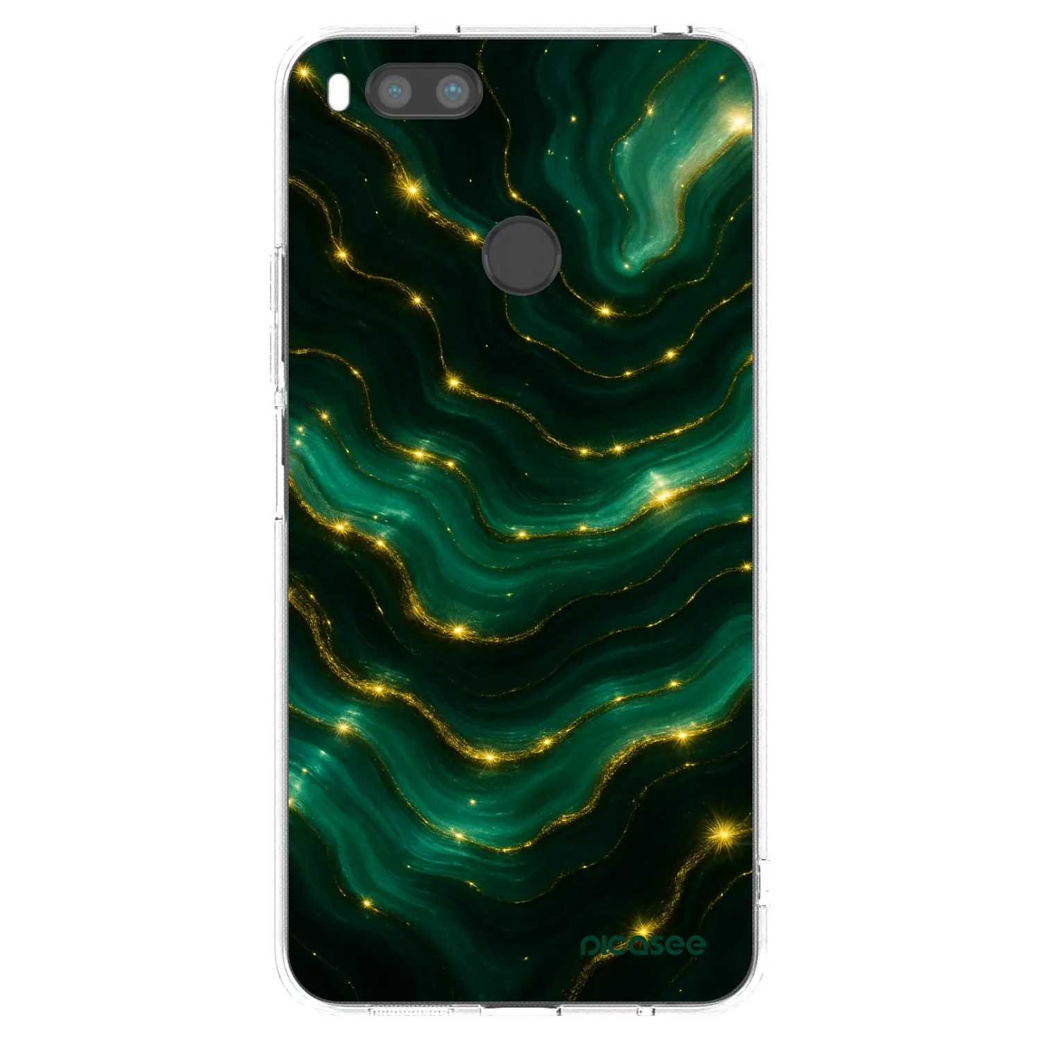 Picasee silikónový prehľadný obal pre Xiaomi Redmi A1 - Emerald