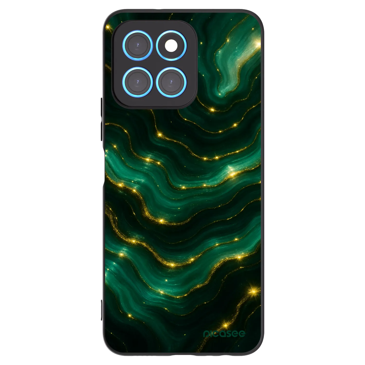 Picasee silikónový čierny obal pre Honor X6 - Emerald