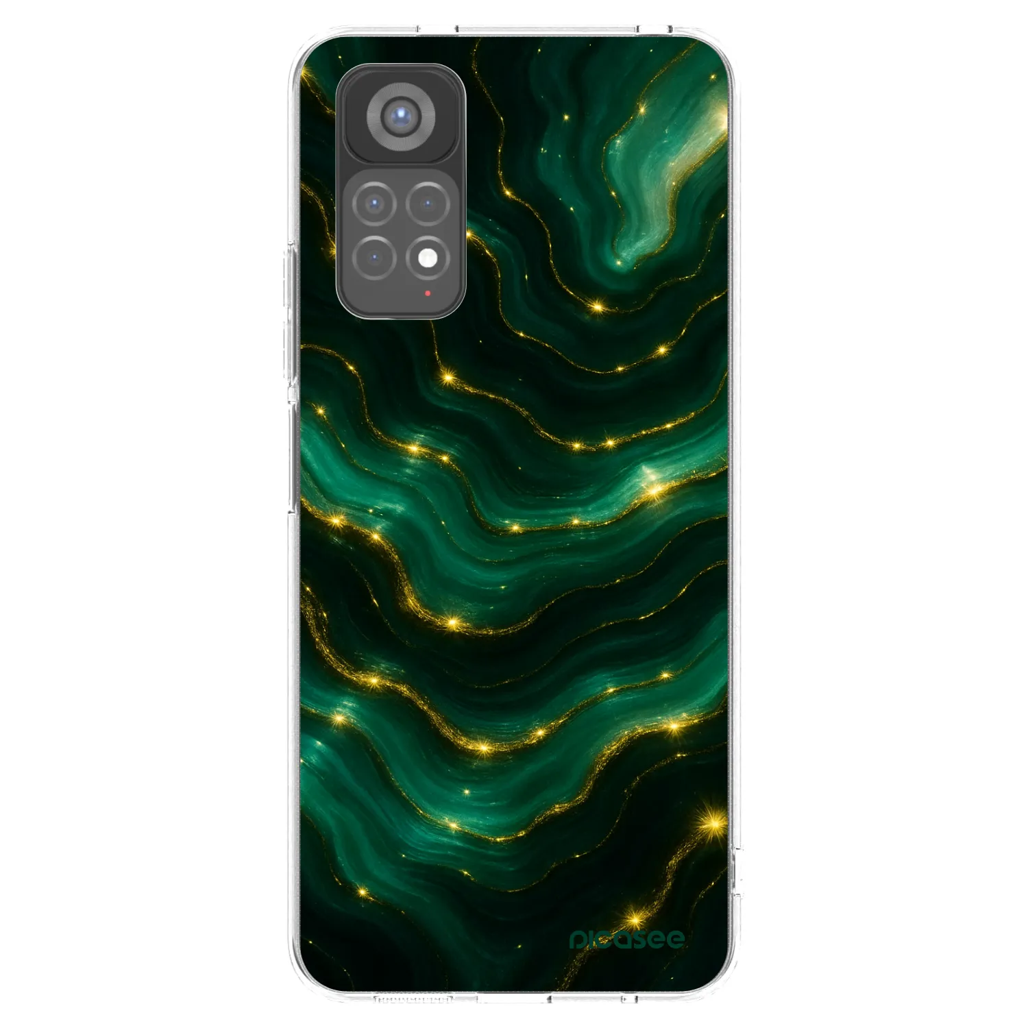 Picasee silikónový prehľadný obal pre Xiaomi Redmi Note 11S 5G - Emerald