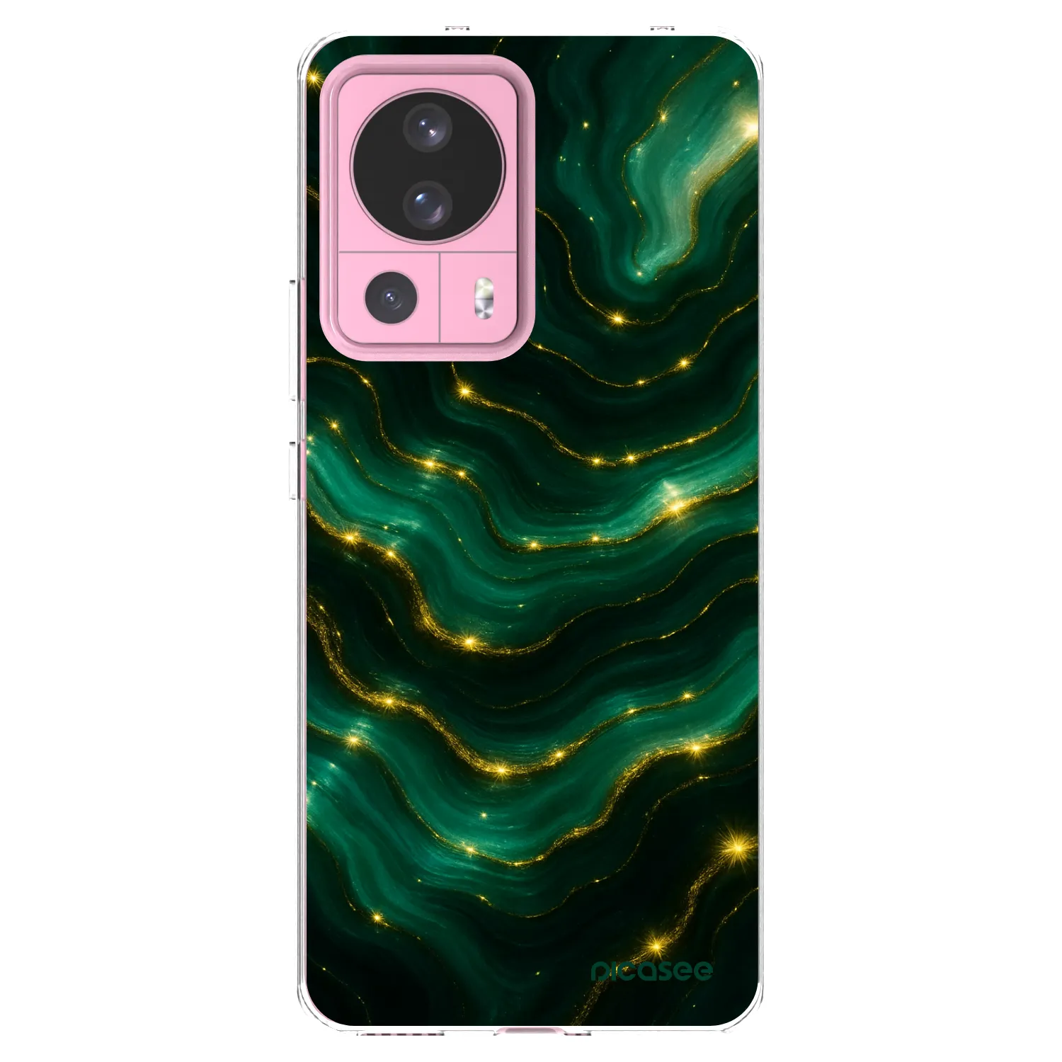 Picasee silikónový prehľadný obal pre Xiaomi 13 Lite - Emerald