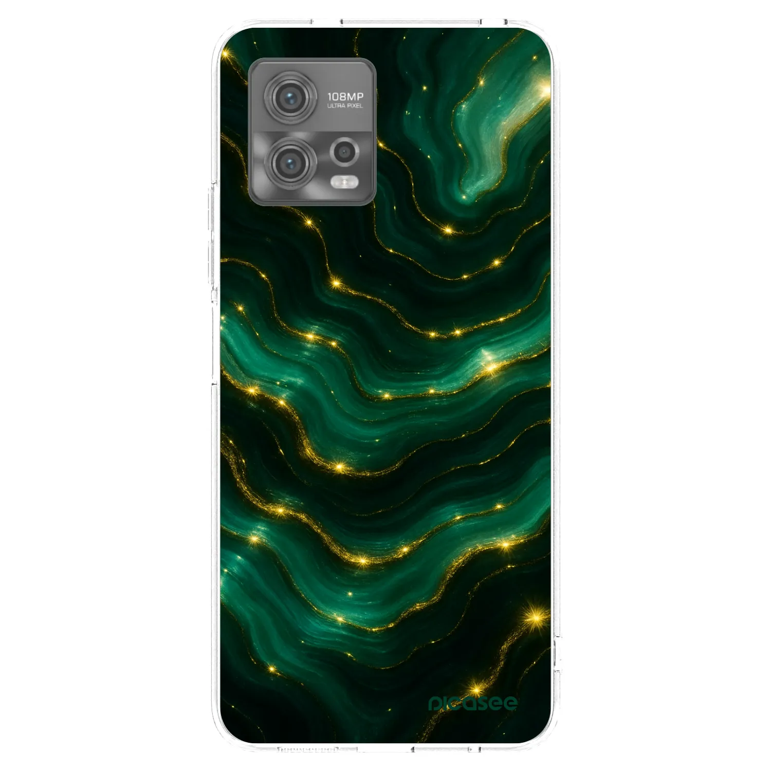 Silikónový prehľadný obal pre Motorola Moto G72 - Emerald